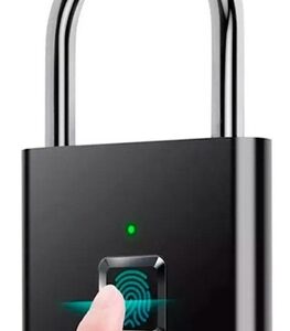 CANDADO DE SEGURIDAD CON DETECTOR DE HUELLA